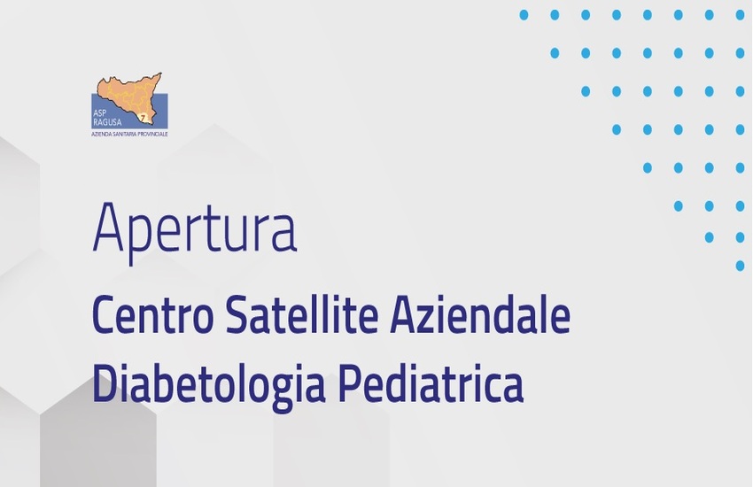 Apre il Centro Diabetologia Pediatrica a Ragusa: Venerdì 18 febbraio la presentazione del nuovo servizio