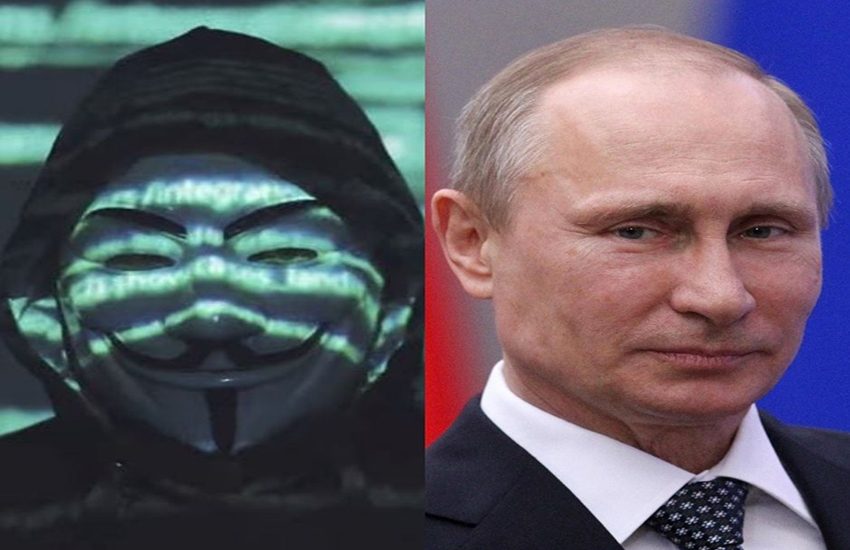 Anonymus dichiara guerra a Putin e arruola hacker “di tutto il mondo”