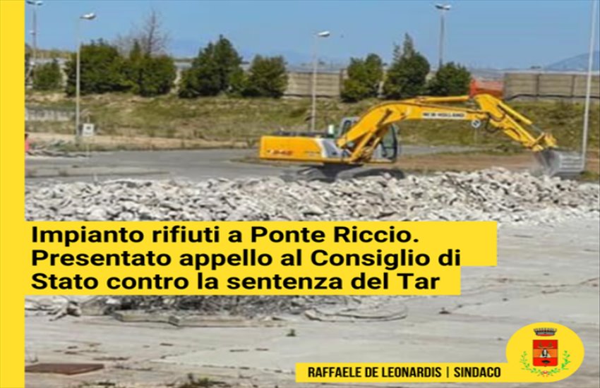 Costruzione di un nuovo impianto di rifiuti a Giugliano, ma il sindaco di Qualiano promette battaglia: “Farò appello al consiglio di Stato”