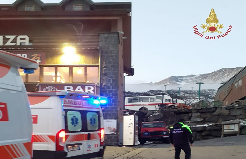 Etna, turista francese si perde: intervento Vigili del Fuoco e Guardia di Finanza concluso in serata