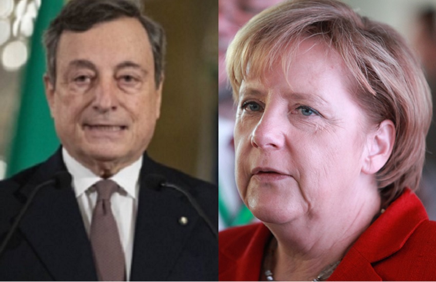 Ucraina, Draghi: “i giorni più bui della storia europea”. Merkel: “Condanno questa violazione nel modo più duro”