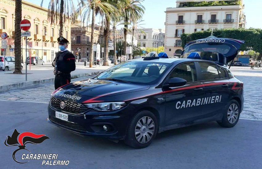 Contrasto a crimine a Palermo, Carabinieri arrestano 5 persone per vari reati