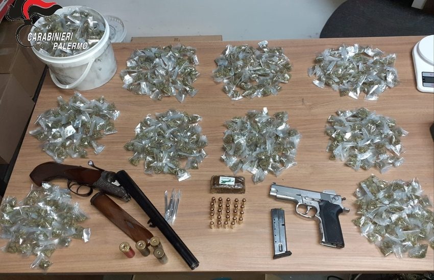 Zen2, due persone arrestate per spaccio, sequestrati 700g di marijuana e 2 armi