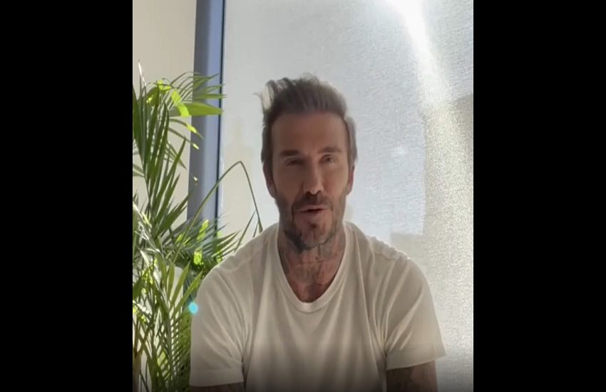 Il cuore di Beckam: “I miei canali social per i medici ucraini” (VIDEO)