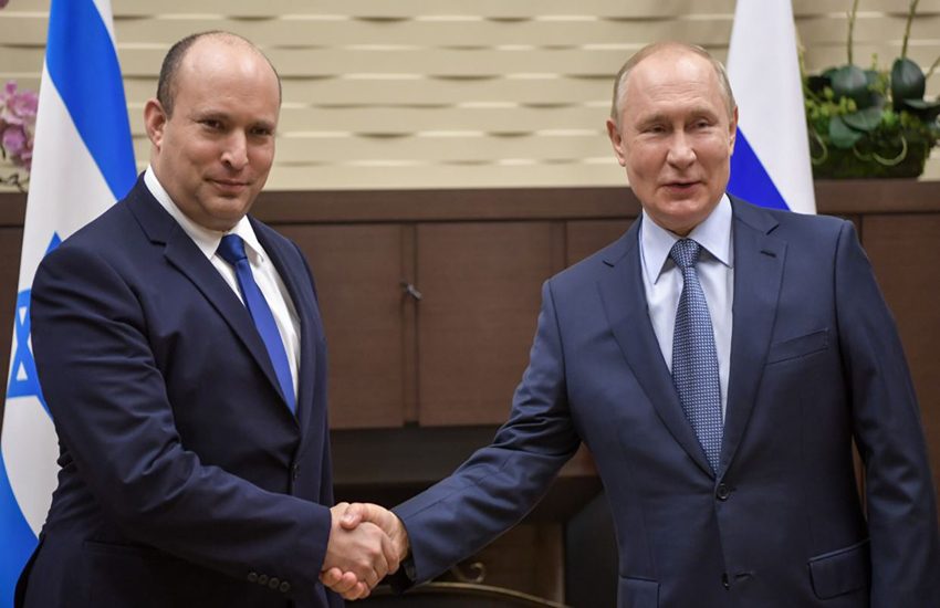 Bennet incontra Putin e vola a Berlino: Israele si propone come mediatore