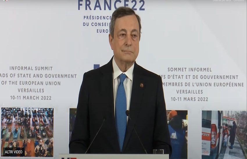 Draghi: “Prepariamoci ad un’economia di guerra”