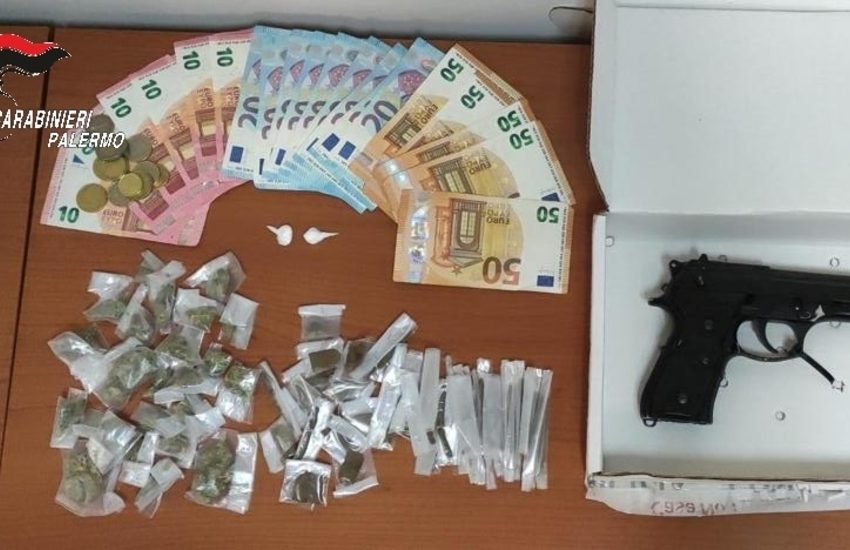 Quartiere Zen, 4 arresti per spaccio di stupefacenti, sequestrata anche una pistola