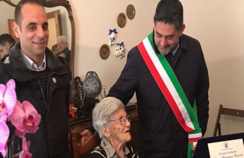 Reggio Calabria festeggia i 100 anni della signora Francesca