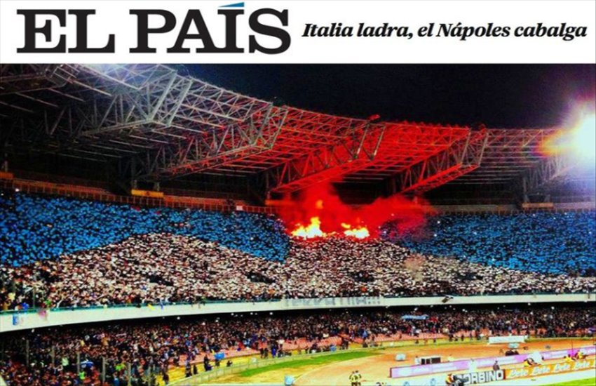 El Pais titola: “L’Italia abbaia, il Napoli ne trae forza”
