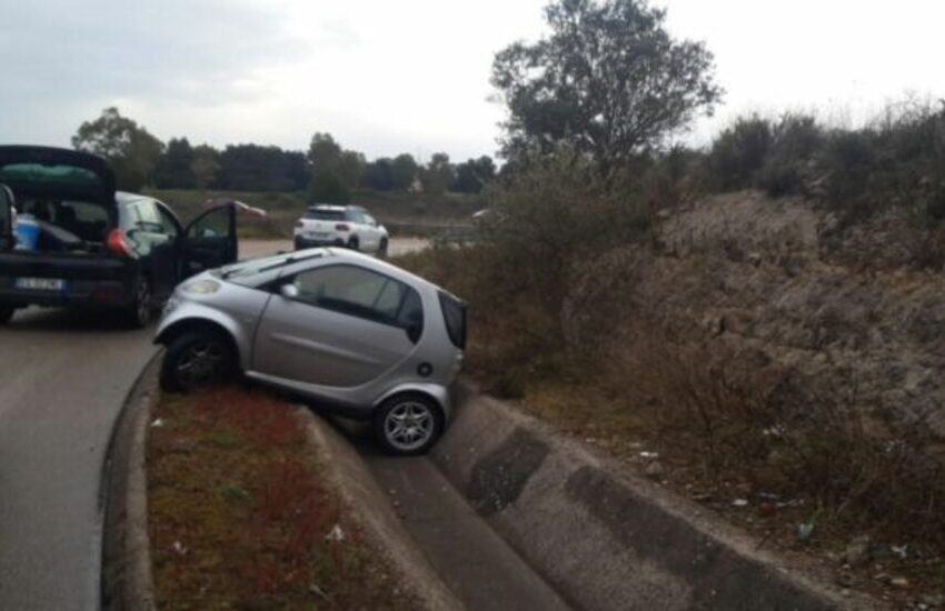 Perde il controllo dell’auto ed esce fuori strada, paura in città sulla Tangenziale Est