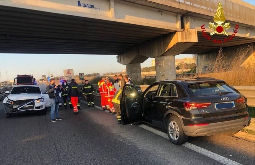 Terribile incidente nel Salento, coinvolte tre auto sulla statale