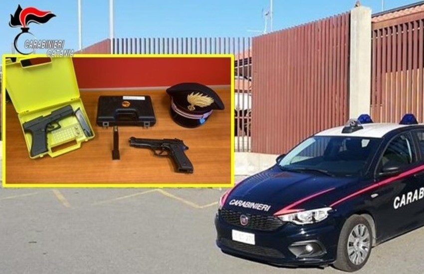 S. G. La Punta, pauroso inseguimento all’uscita dell’autostrada: arrestato con due pistole