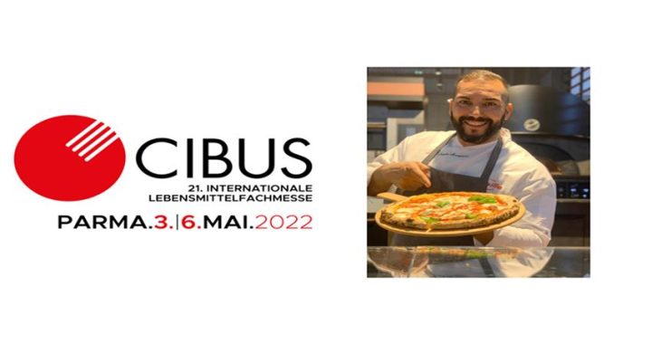 Cibus di Parma 2022: pizza-chef tarantino presente alla fiera