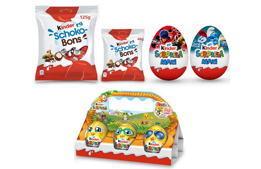 Rischio salmonella: il Ministero della Salute richiama altri prodotti Ferrero Kinder