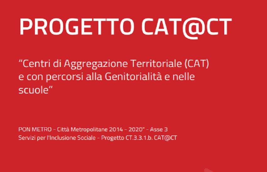 Catania, martedì 19 aprile via al progetto : “Centri di Aggregazione Territoriale”