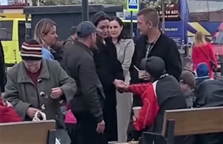 Angelina Jolie in Ucraina per incontrare chi soffre (VIDEO)
