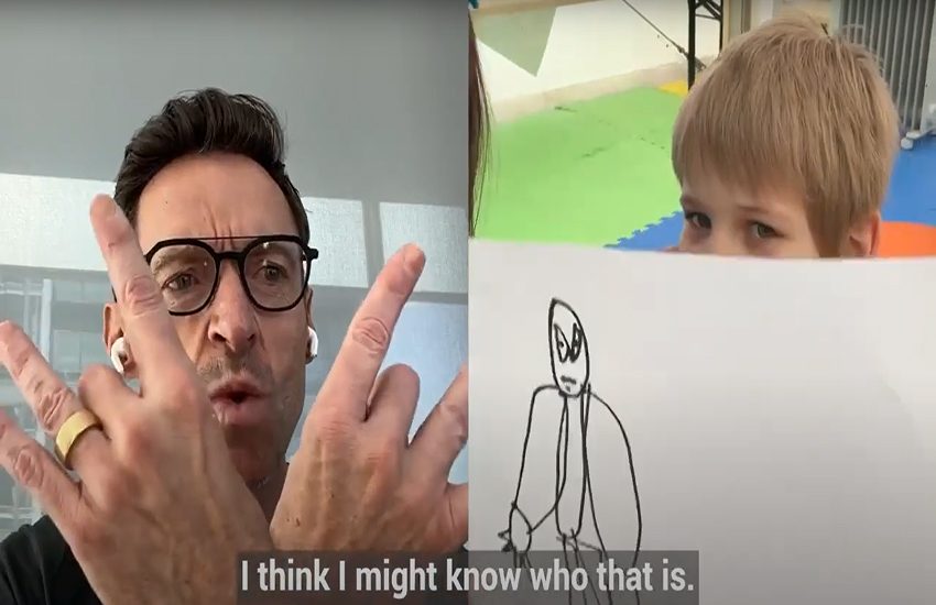 Wolverine si collega con Odessa e si commuove per i suoi piccoli fan (VIDEO)