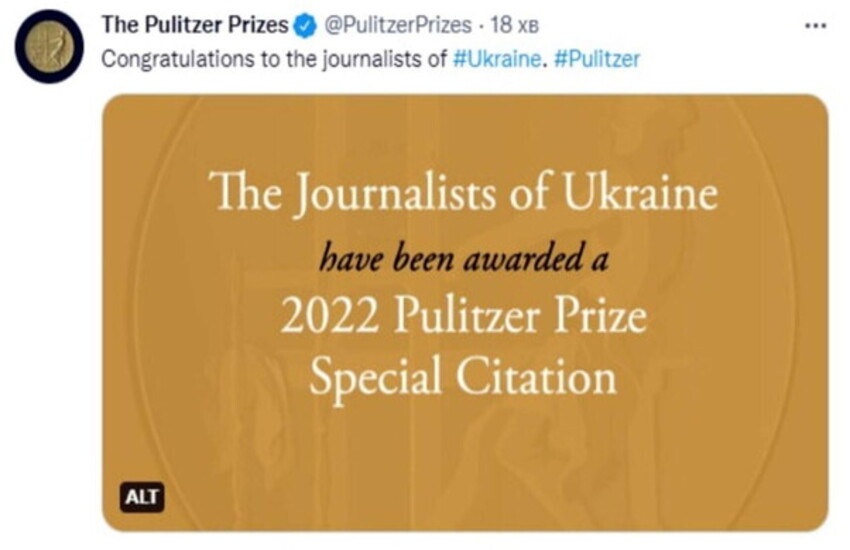 Premi Pulitzer 2022, la medaglia d’oro al Washington Post