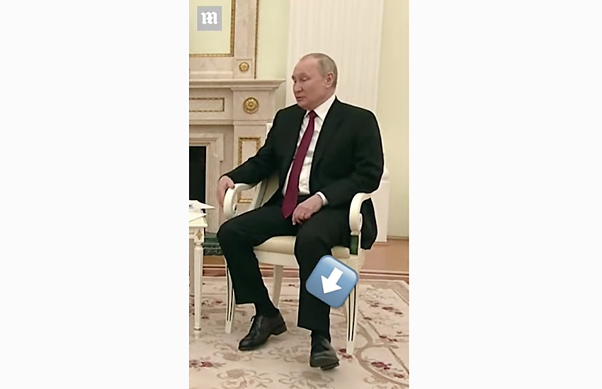 Putin e la sindrome della gamba senza riposo: ecco di cosa sarebbe affetto (VIDEO)