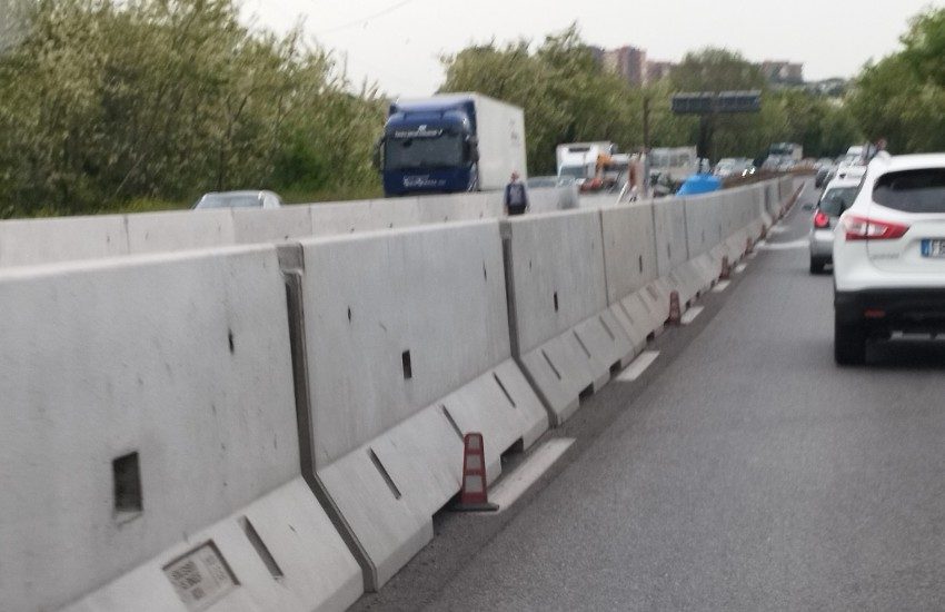 Lavori sulla pontina; Anas annuncia la rimozione del cantiere per la sostituzione dello spartitraffico