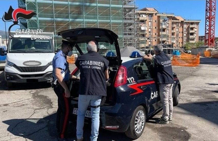 Giarre, sicurezza sul lavoro, due denunce per ponteggio pericoloso