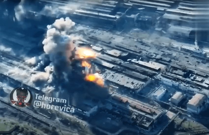 Azovstal: il video del bombardamento sull’acciaieria e dei soldati all’interno
