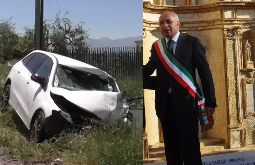 Spaventoso incidente: grave il sindaco Giovanni Mastrocinque (VIDEO)