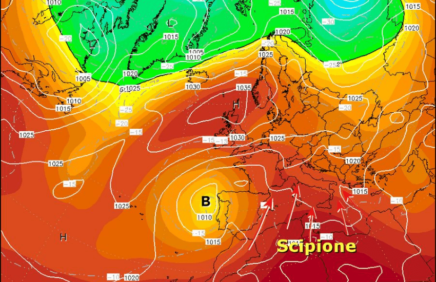 Meteo: arriva Scipione e l’Italia sarà investita dal super caldo