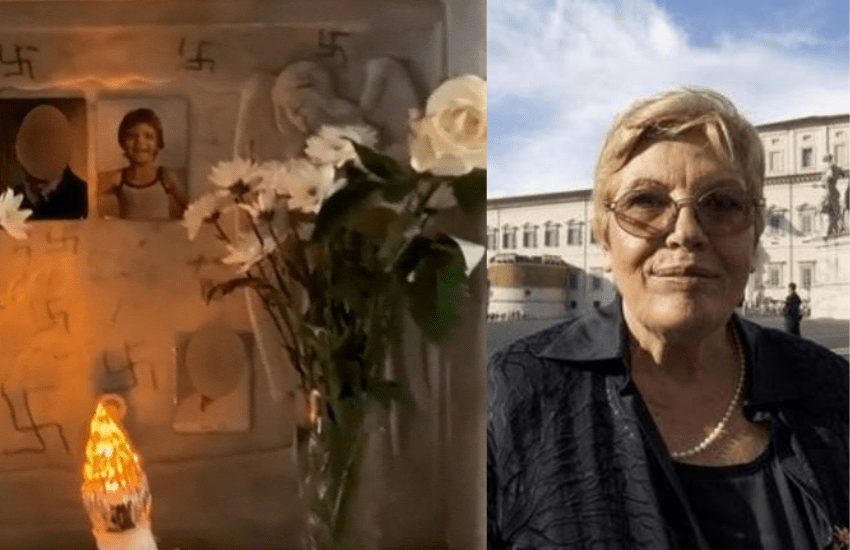 Alfredino Rampi e la tomba con le svastiche, parla la madre: “Solo un vigliacco può fare ciò”