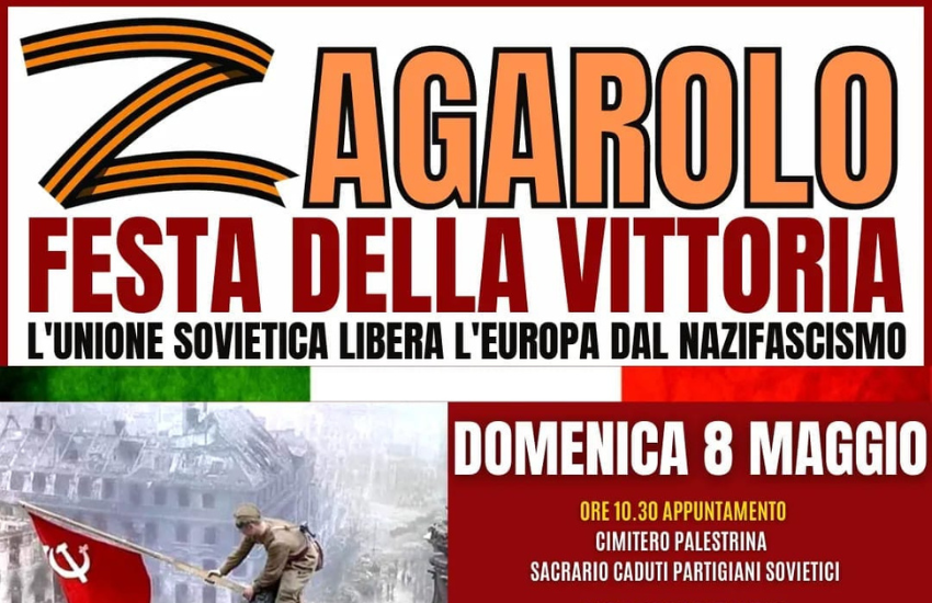 In Italia si celebra la Russia e la Z simbolo dell’invasione in Ucraina