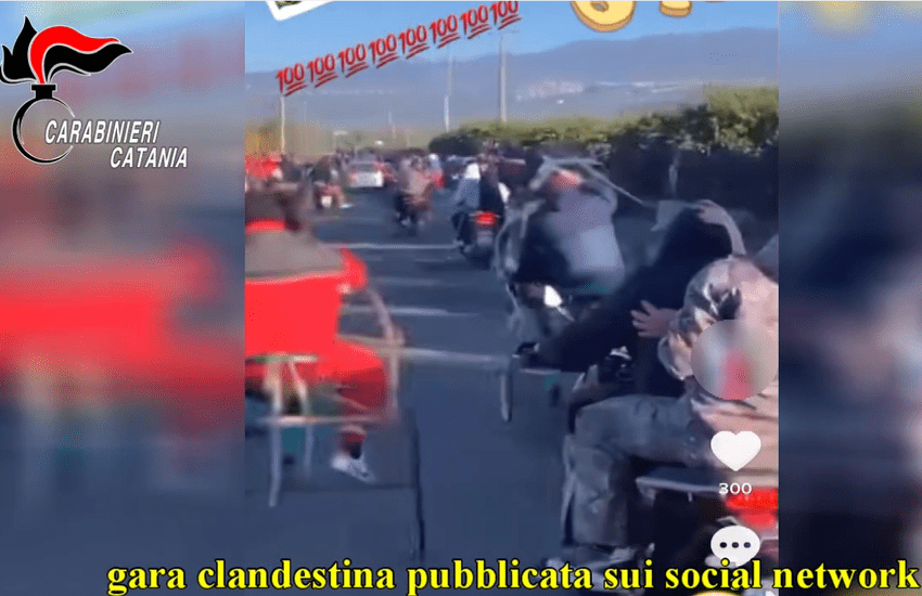 [VIDEO] Paterno’, denunciato un organizzatore di corse clandestine di cavalli