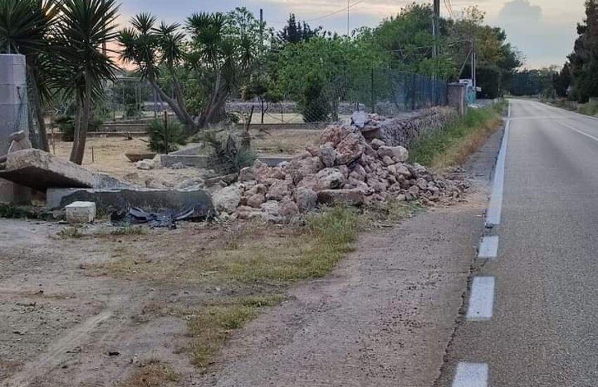 Grave incidente nel Salento. Con l’auto contro muro a secco, grave 22enne