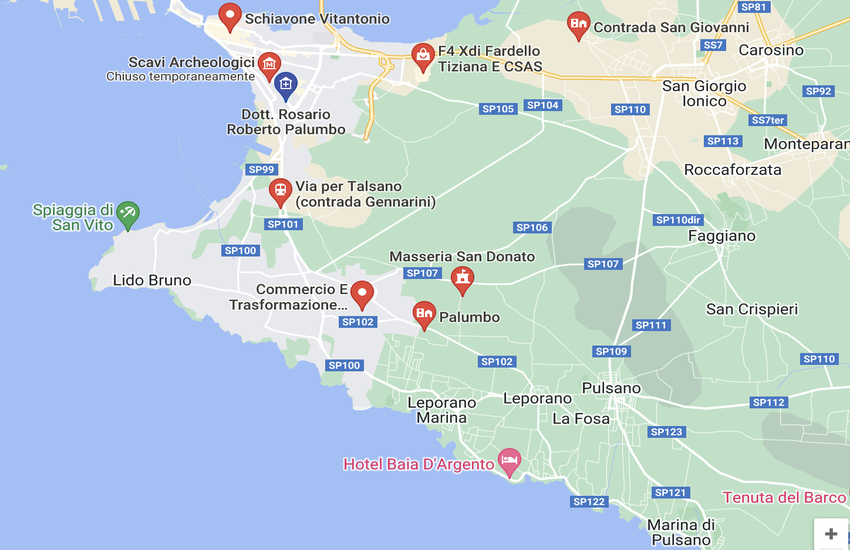 Pulsano acquisisce l’Isola amministrativa di Taranto (contrada Palumbo)