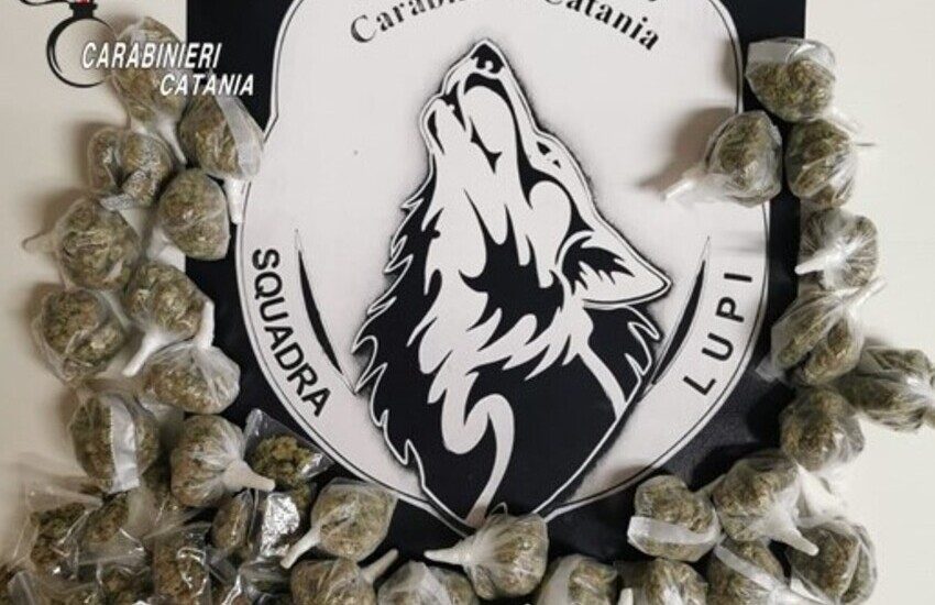 Picanello, arrestati 2 pusher di marijuana