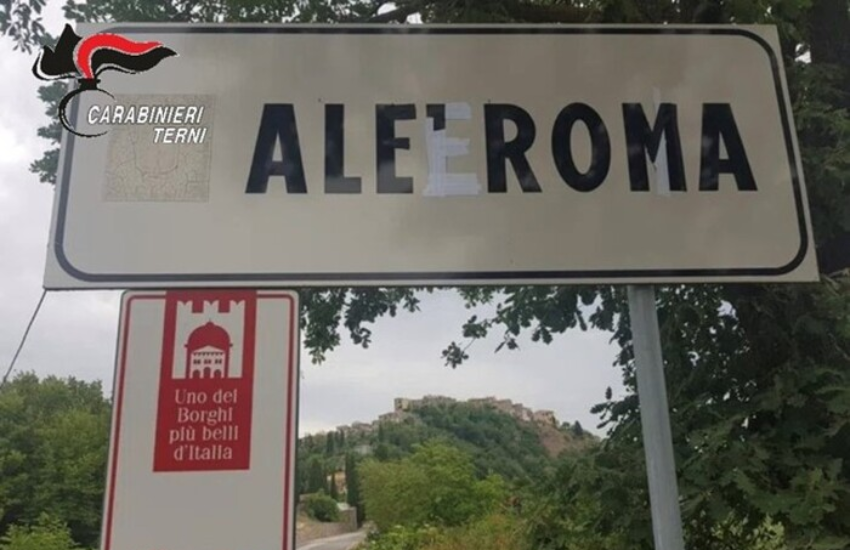 Modifica Allerona in Ale’ Roma, tifoso giallorosso multato