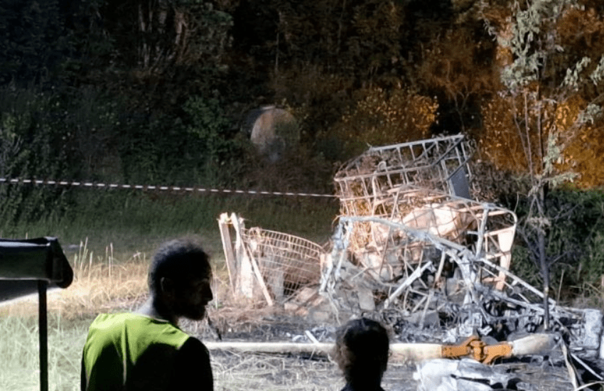 Elicottero precipita: padre e figlia si salvano miracolosamente