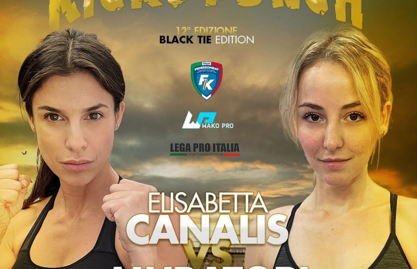 Elisabetta Canalis sale sul ring: l’ex velina debutta in un match di kickboxing