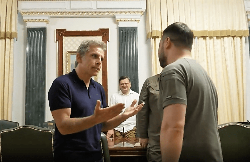 Ben Stiller incontra Zelensky: “Il tuo viaggio per noi dice molto” (VIDEO)