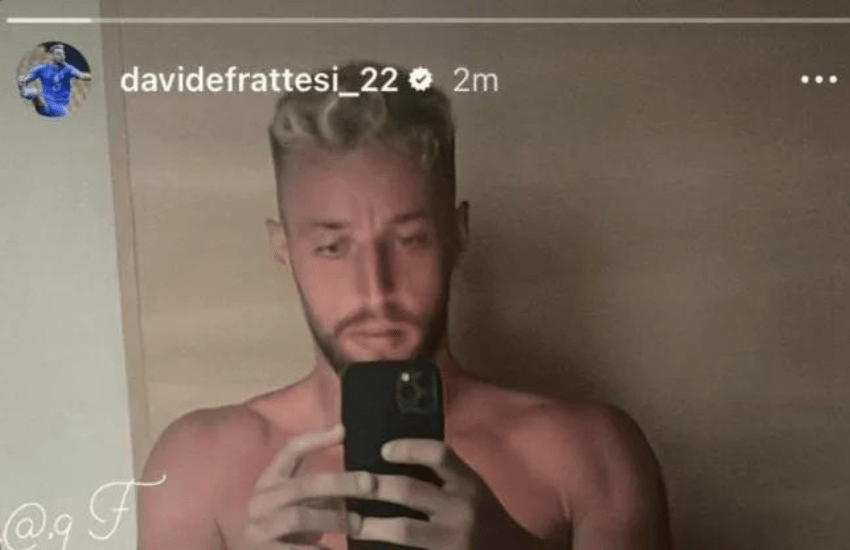 Nudo all’improvviso: il centrocampista della Nazionale hackerato su Instagram