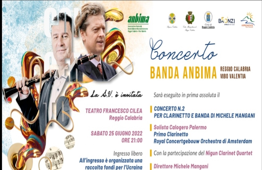 Banda Anbima, domani alla città Metropolitana la presentazione del concerto