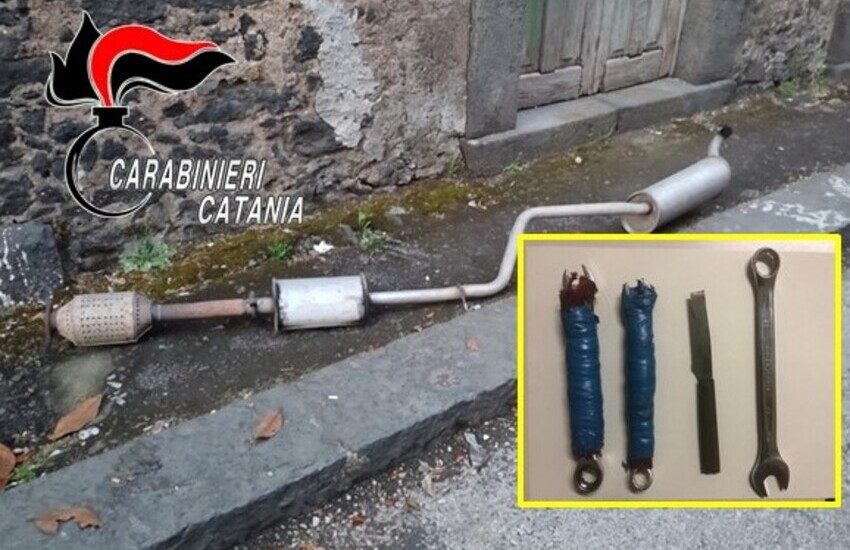 Da Palagonia a Belpasso per rubare catalizzatori, arrestato 38enne