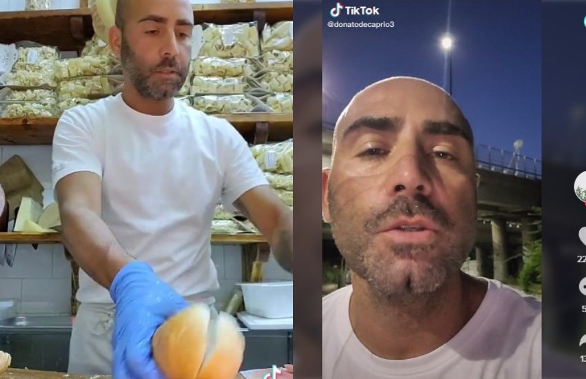 [VIDEO] Il salumiere Donato De Caprio, star dei social e re dei panini, annuncia il suo addio a TikTok: “Ho dovuto farlo”