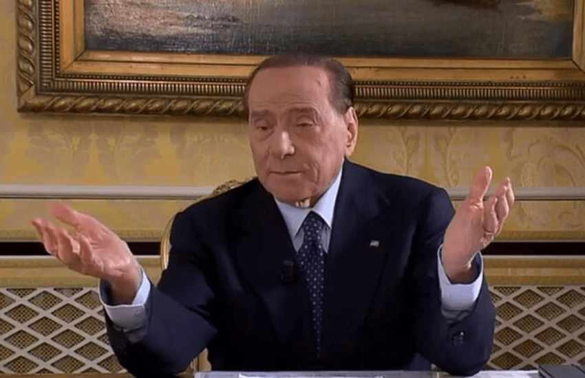 Berlusconi: “Draghi strumentalizzato dal  PD, noi con la coscienza a posto”