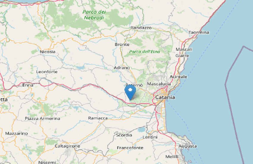 Torna a tremare la terra nel Catanese: scossa nei pressi di Motta Sant’Anastasia