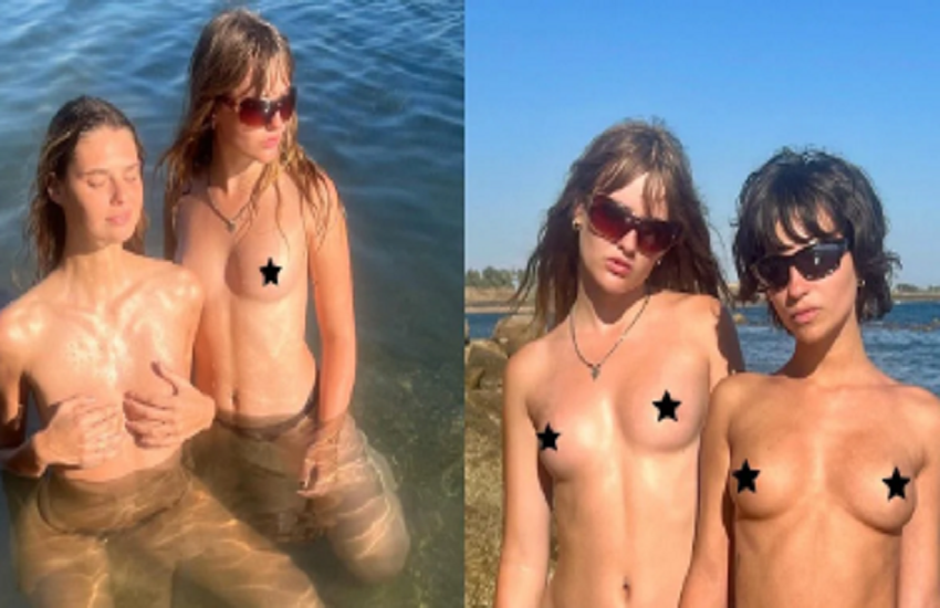 Victoria De Angelis pubblica foto in topless su Instagram