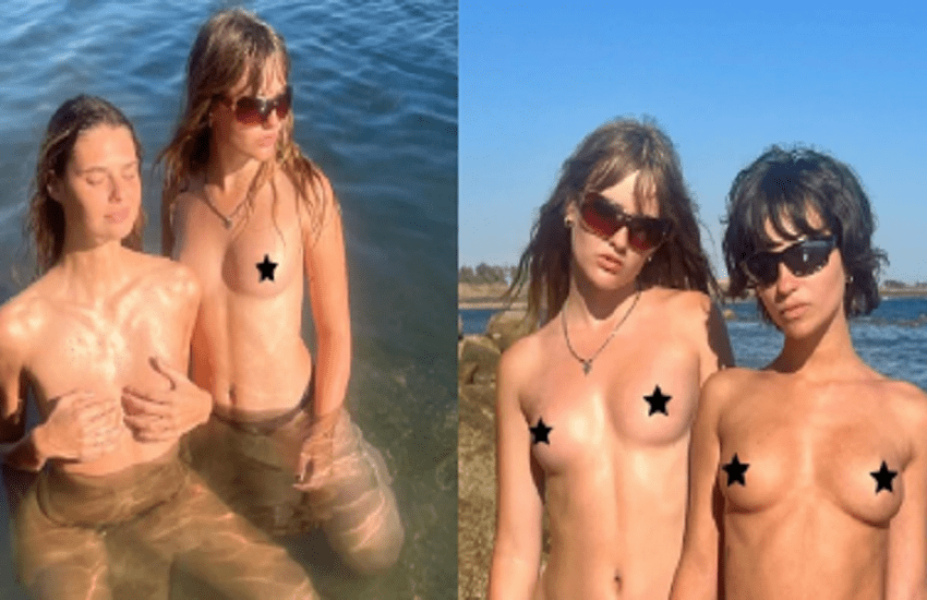 Victoria De Angelis pubblica foto in topless su Instagram