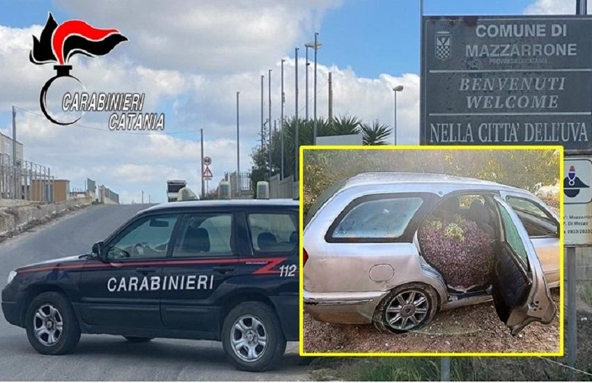 Mazzarrone, sorveglianza nelle aree di campagna: sventato un furto d’uva