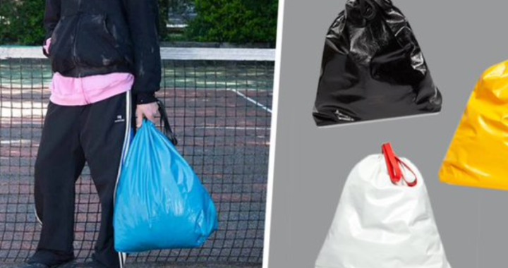 Balenciaga presenta “Trash Pouch”, la busta per la spazzatura da 1800 euro