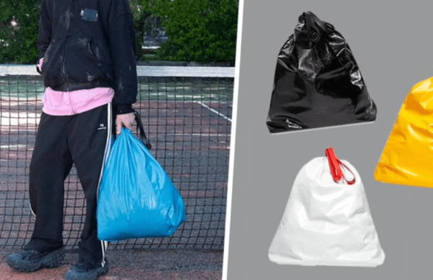 Balenciaga presenta “Trash Pouch”, la busta per la spazzatura da 1800 euro