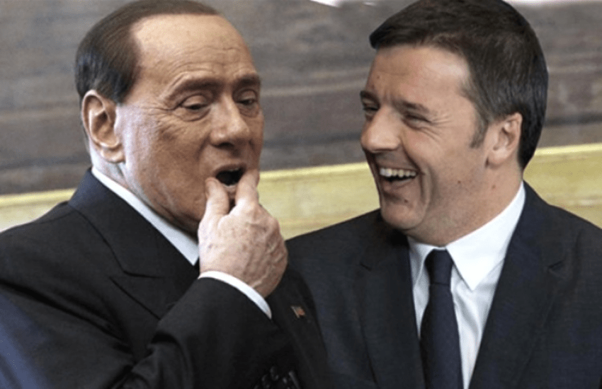 Renzi sfida Berlusconi e il Cavaliere accusa di nuovo i Cinque Stelle della caduta di Draghi (VIDEO)